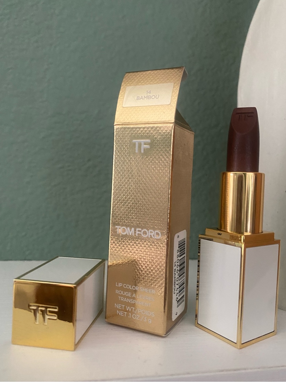 Tom Ford Lip Color Sheer Bambou — Sheer Deep Brown Lipstick